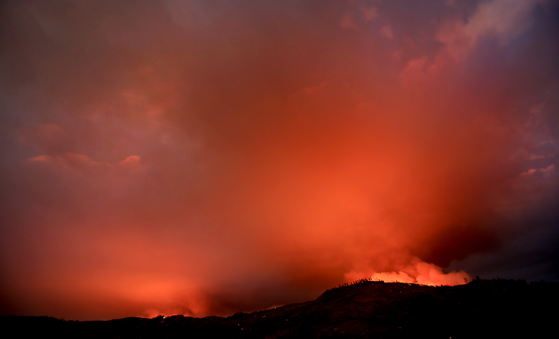The Rocky Fire near Lower Lake, Thursday July 30, 2015. (Kent Porter / Press Democrat) 2015