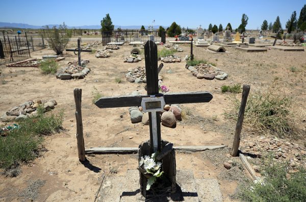 A dozen or more victims of the Saragosa tornado are buried in the town cemetery. (©Kent Porter)